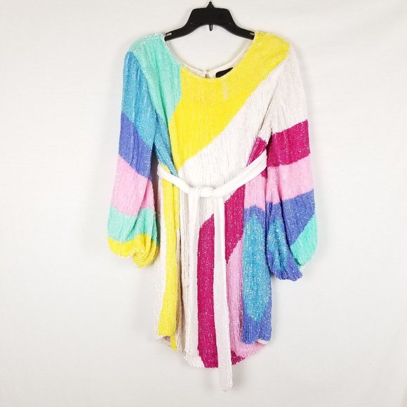 retrofete Grace Dress in Unicorn Mix XS - Picture 3 of 8